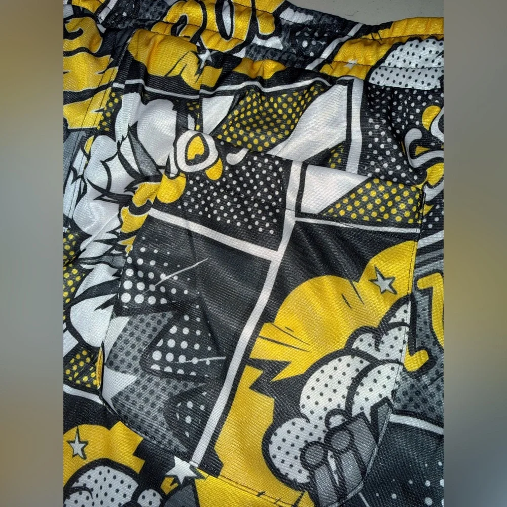 💥NWT! Comic Print Unisex Jogger Pants
